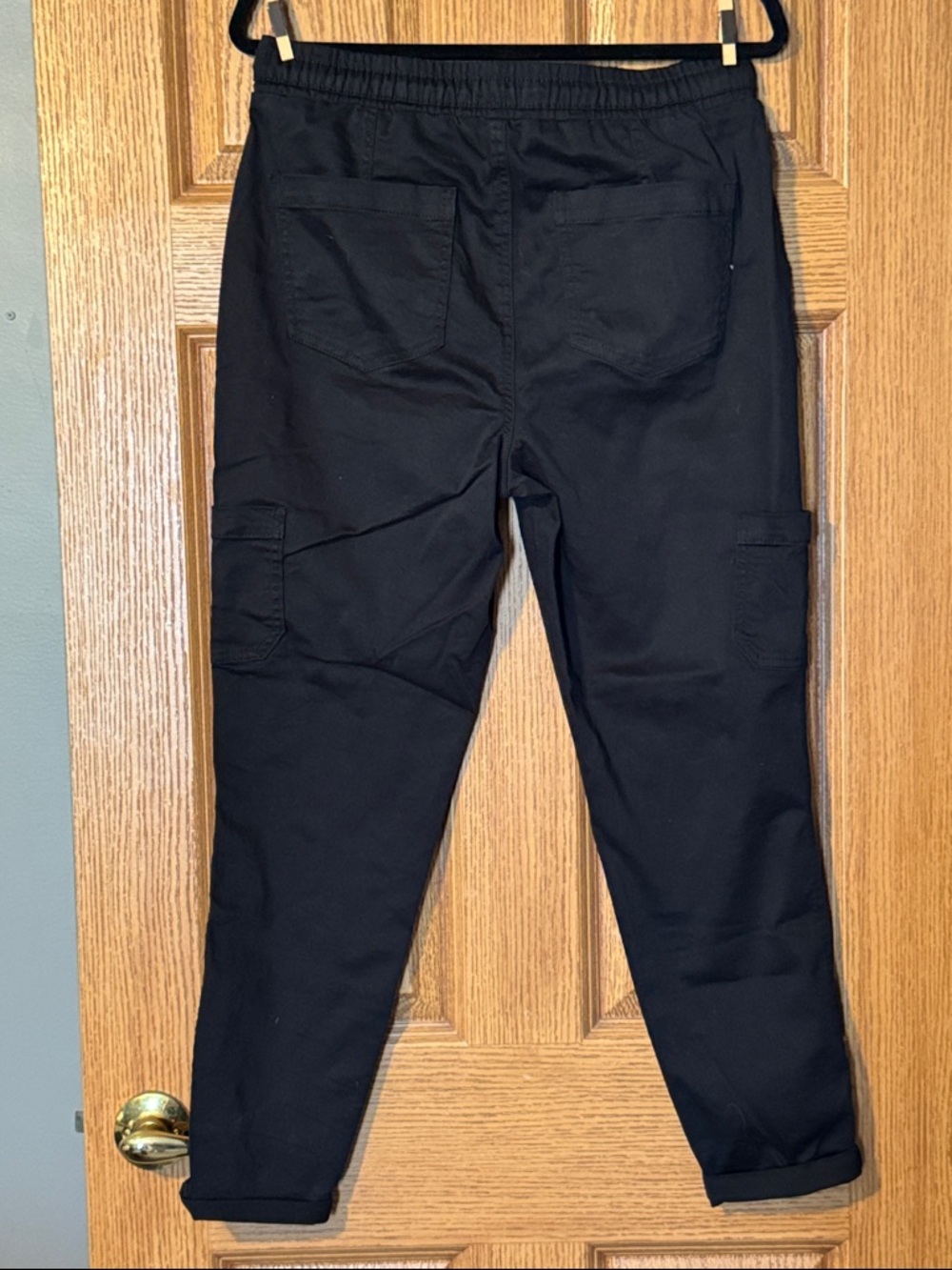 Maurices Black Cargo Jogger Pants - Women's - Picture 2 of 2